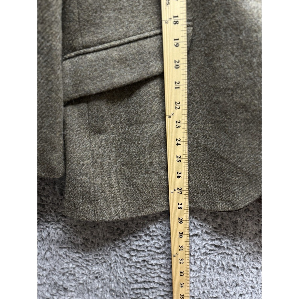 Beretta Sport Tweed Jacket Green Check Lana Wool Vintage Blazer Women's 48‎ - Picture 7 of 9